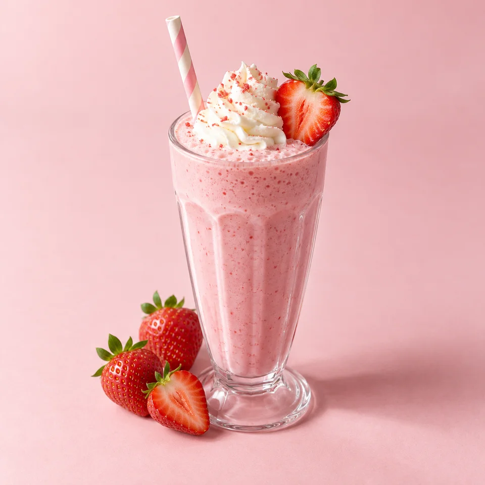 Jordbærmilkshake